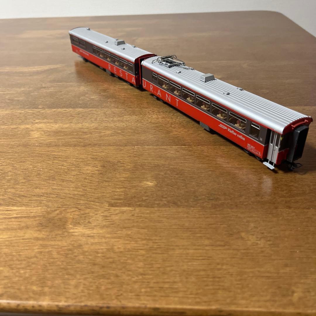 D+R H0m 1:87 Rhb2両連接食堂車