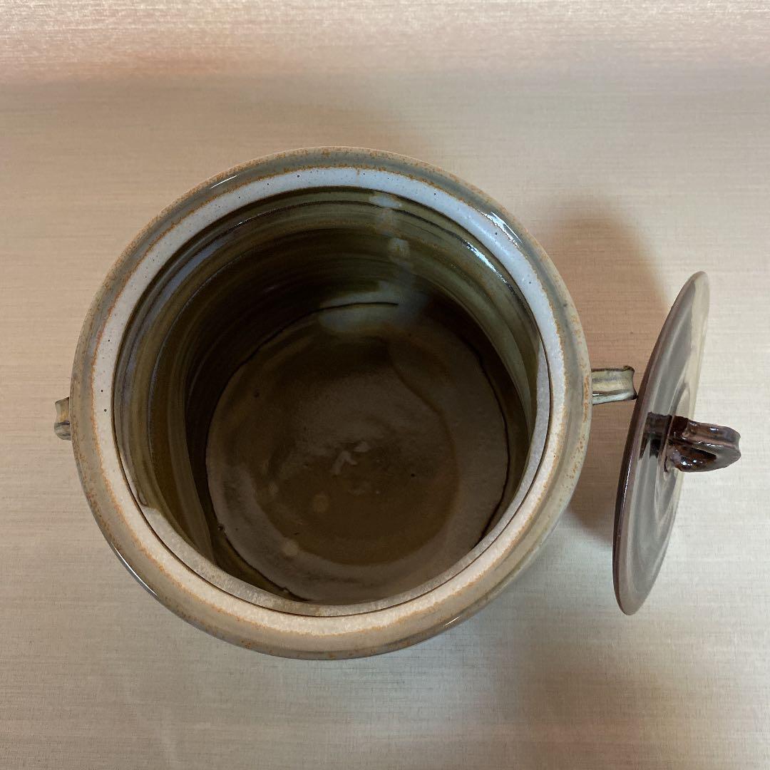 高取焼　水指　「高取　八山」作　N o9