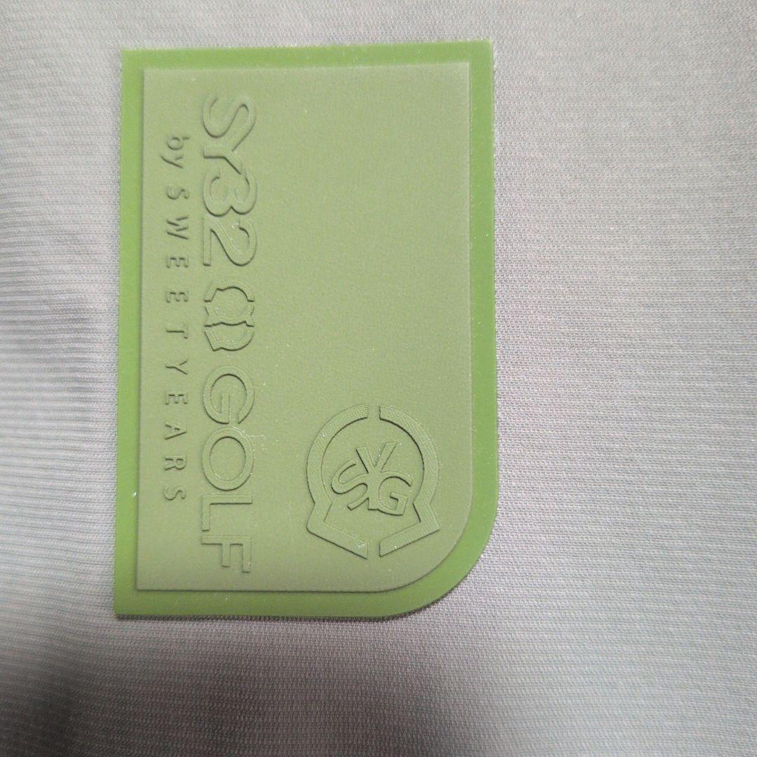 SY32 :メンズ:Lサイズ:ハーフジップ長袖シャツ:オリーブ色