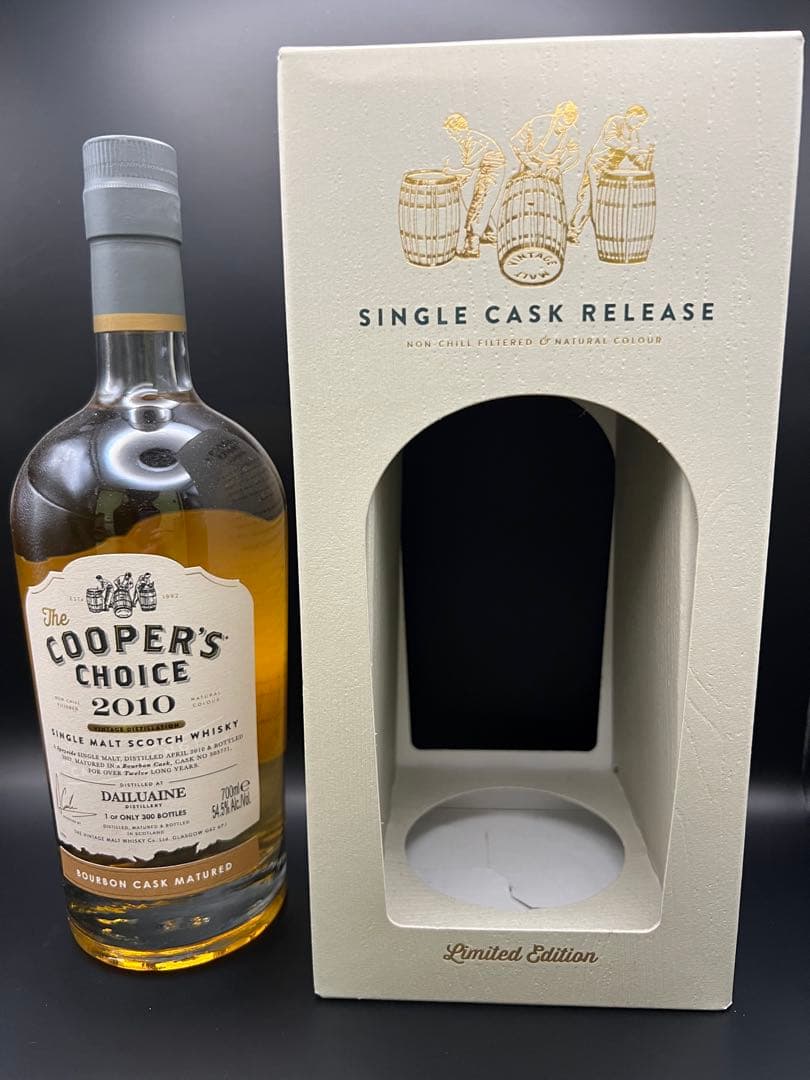 【未開封】ダルユーイン クーパーズチョイス2010 700ml箱付き