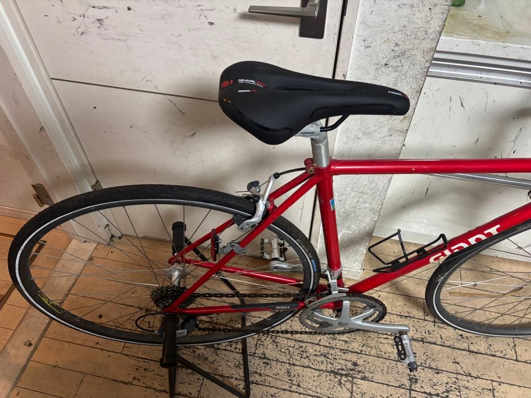 前田Giant RX500 レッド クロモリ　ロードバイク