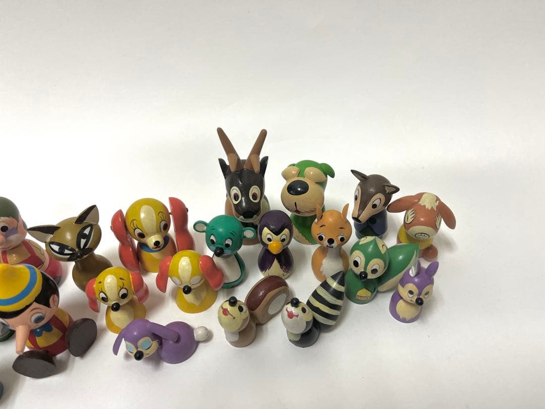 希少美品【Disney まんがこけし】59体 昭和レトロ