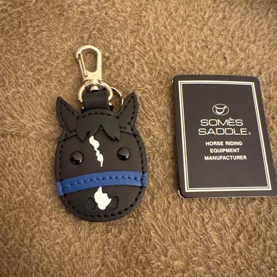 ソメスサドル　【ドゥレッツァ】　馬顔＆馬メンコキーホルダー