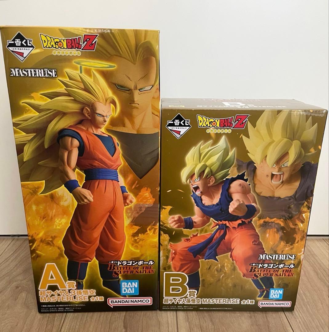 一番くじ ドラゴンボールA賞 超サイヤ人3孫悟空B賞 超サイヤ人孫悟空 セット