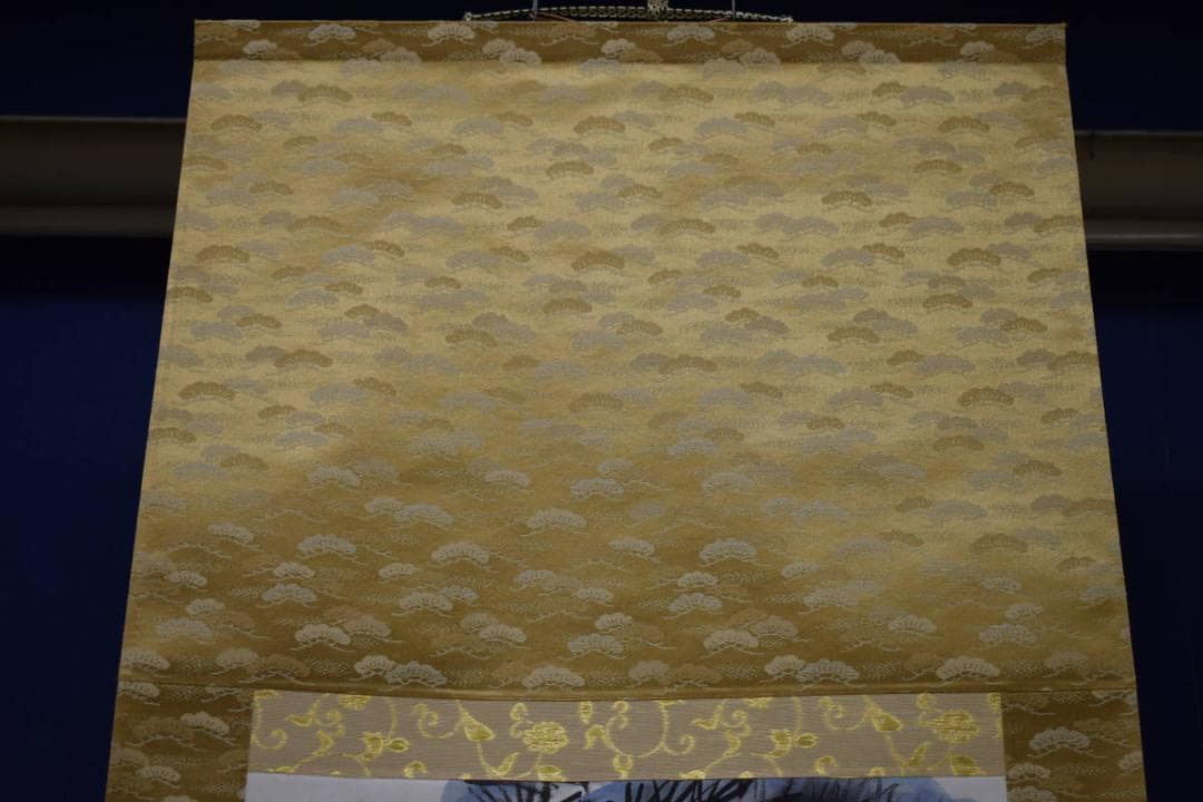 不詳/作者不詳/高士人物図/中国画/唐画/布袋屋掛軸HI-47