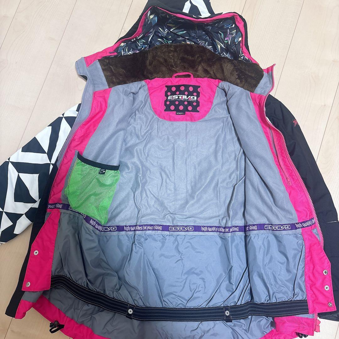 【美品】エスティボ　スノーボードジャケットウェア　レディース　S