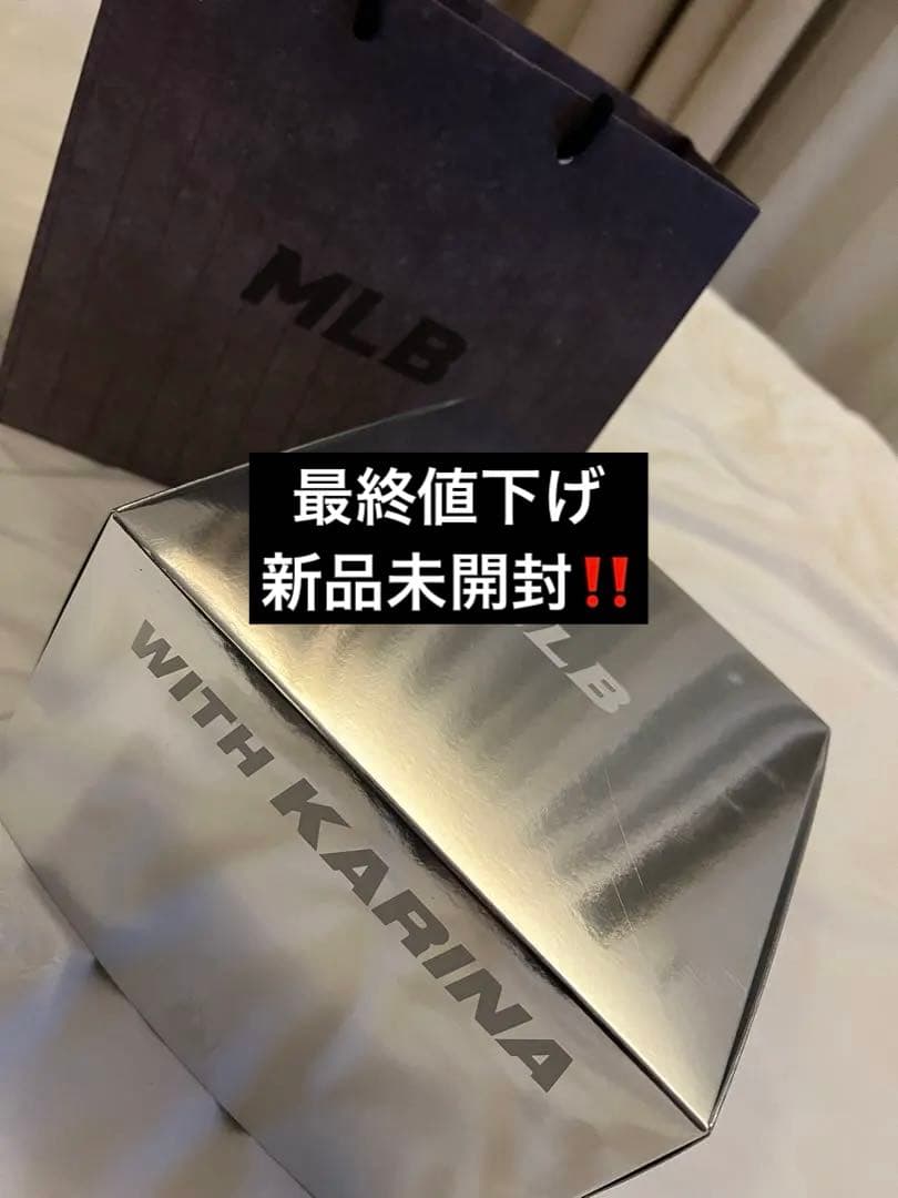 【新品】KARINA MLB コラボキャップ　サイズ57 aespa カリナ