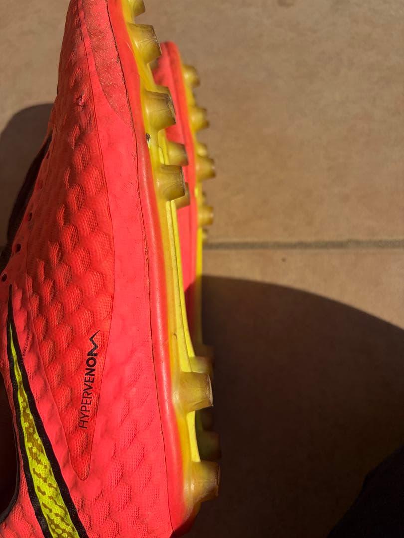 【初代】26cm /Nike ハイパーヴェノムスパイクシューズ 赤/黄