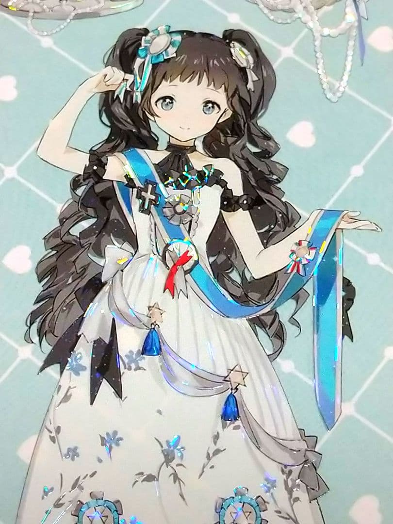 J779＃皇家蓝绸(贝壳光)shine切り売り海外人物マステ女の子