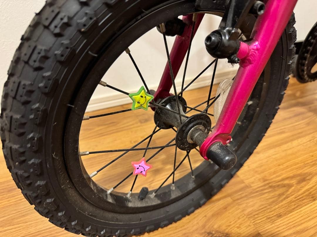 ⭐︎ヨツバサイクル YOTSUBA 14インチ ピンク 補助輪付き⭐︎引取り歓迎