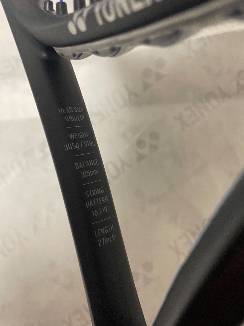 YONEX 硬式テニスラケット EZONE98アクアナイトブラック