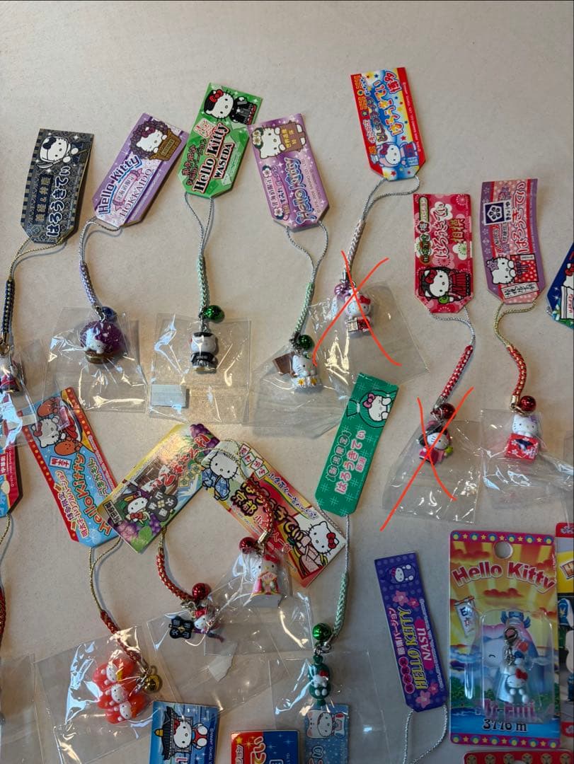 新品未使用　廃盤　希少　ご当地ハローキティ セット 50個セット　まとめ売り