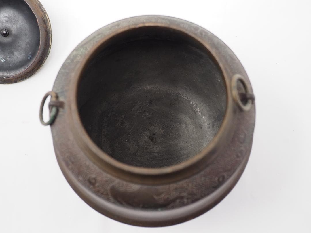 茶釜　風炉釜　小型　茶道　銅　工芸品