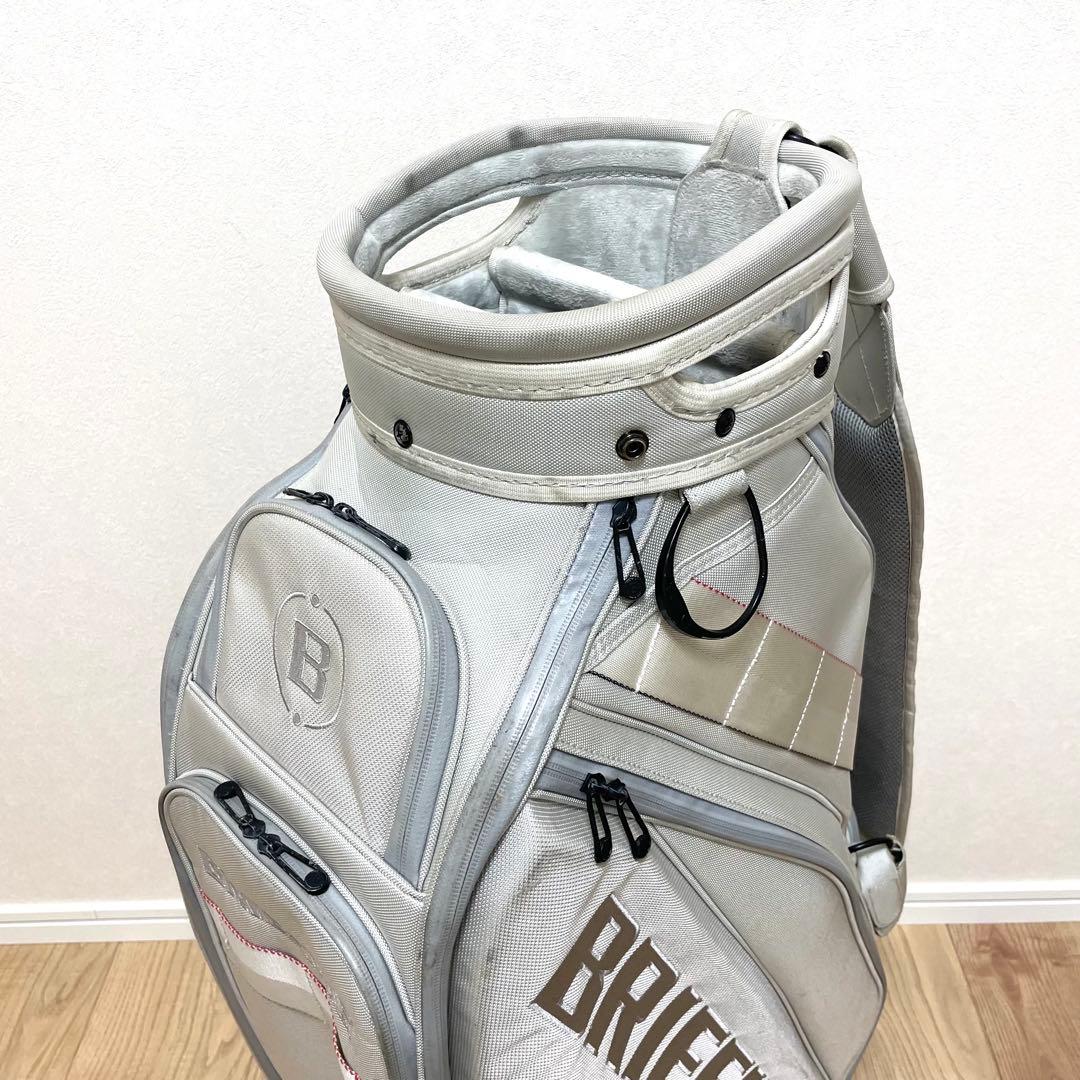 BRIEFING キャディバッグ CR-3 ホワイト シルバー ブリーフィング