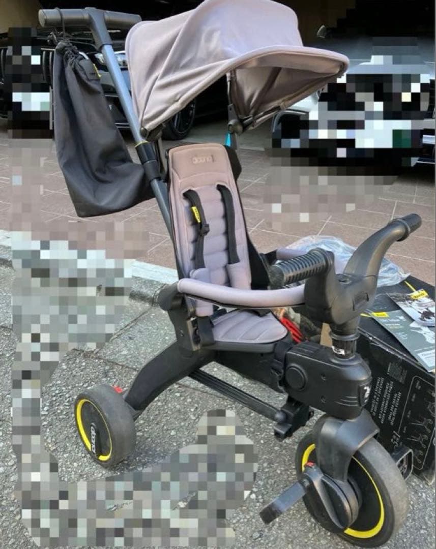 doona 折りたたみ三輪車　グレー リキトライク　ベビーカー ドゥーナ