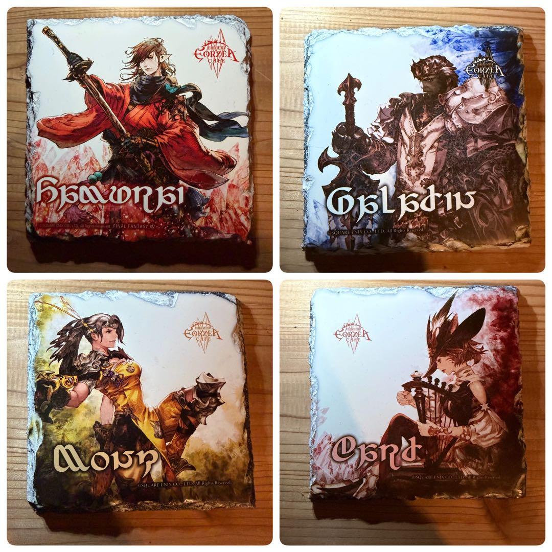 FF14 ジョブ石板20台　アクスタ3枚　エオルゼアカフェ