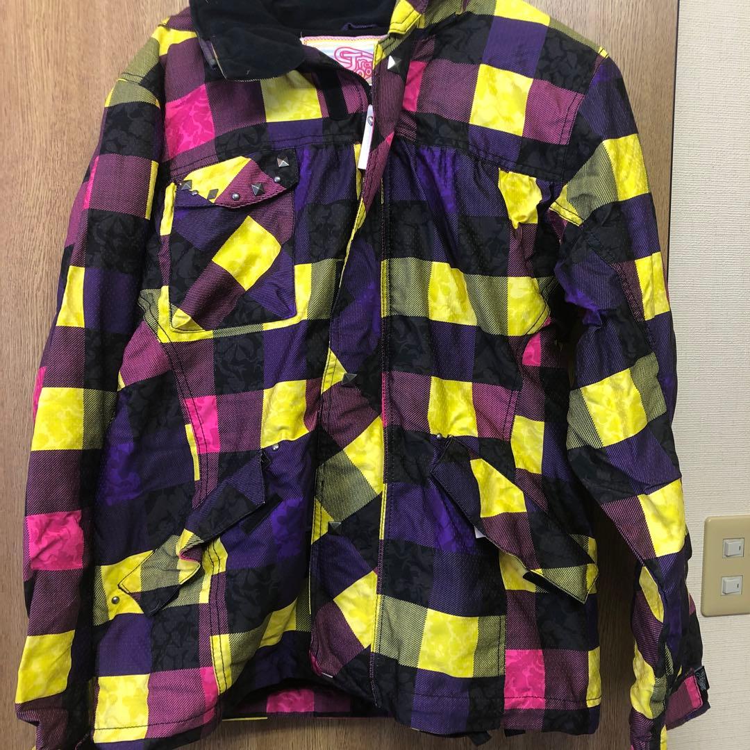 TRANSQOOTスノーボードウェア 女性用 チェック柄