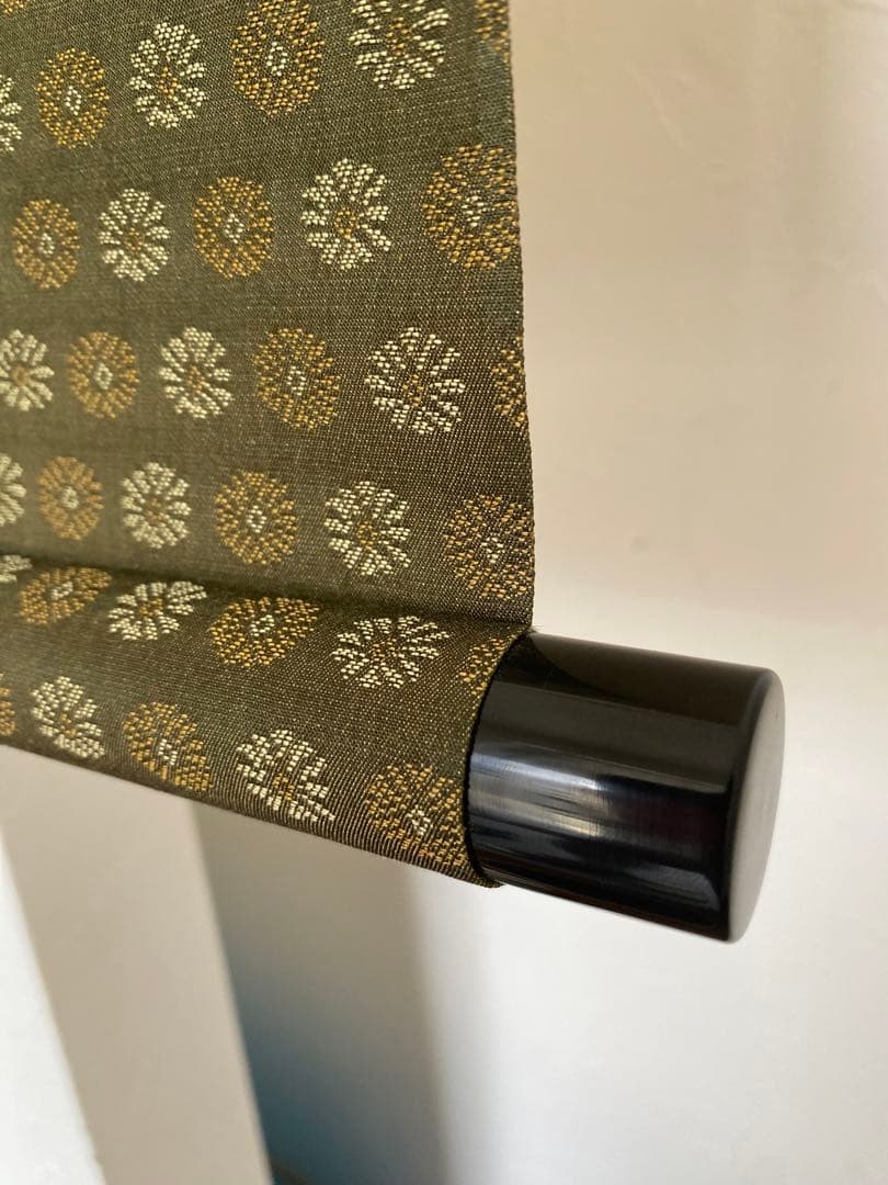 茶室 中国工藝美術大師 王金山（名誉人間国宝）一行書　掛軸　茶掛