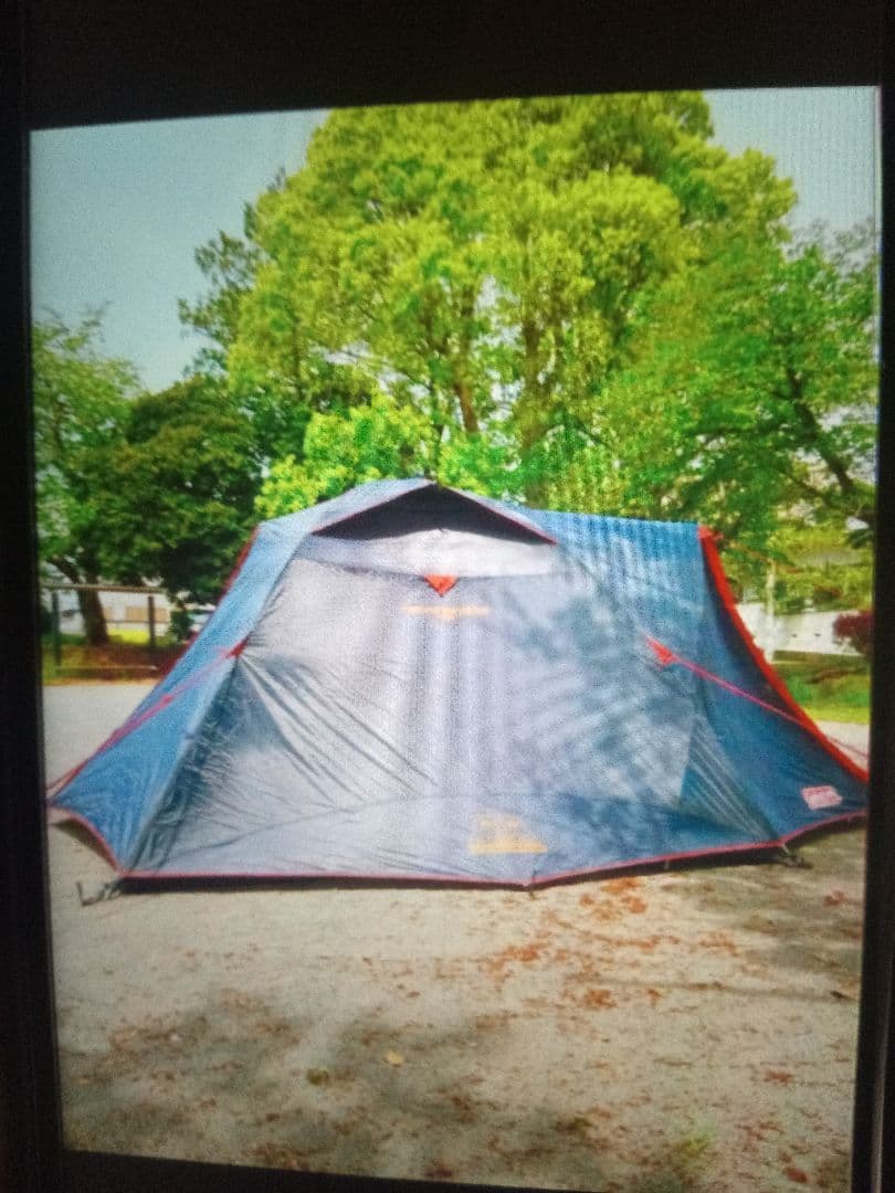 Coleman タフワイドドーム IV 限定カラー　グレー　マットセット付きです