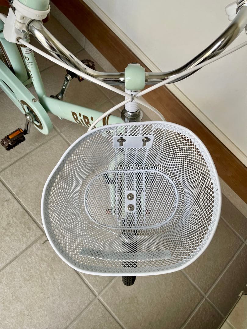 値下げ！【埼玉県：直接引き渡し】幼児用自転車 18インチ ミントグリーン