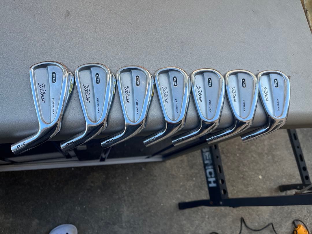 中古アイアン　タイトリスト 710 CB 7本セット ヘッドのみ