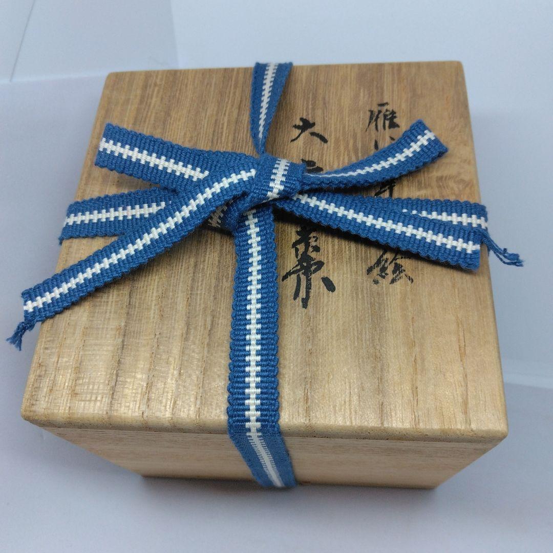 雁に葦蒔絵 大平棗 落雁 螺鈿 茶道具