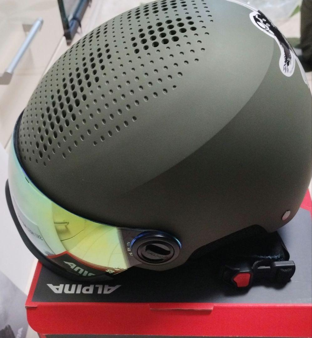 ALPINA(アルピナ) スキースノーボードバイザーヘルメット ミラーバイザー