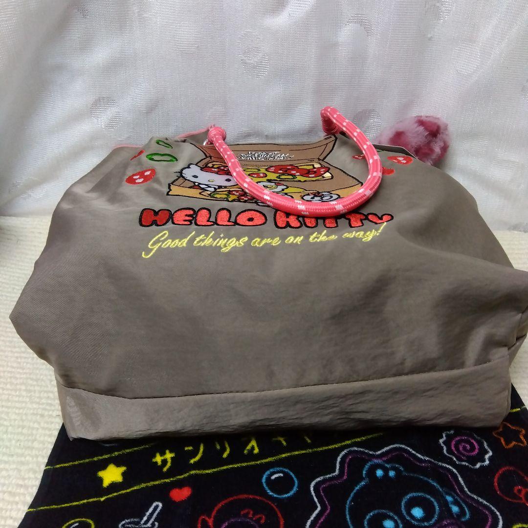 HELLO KITTY ·͜·ᰔᩚハートボンボン付きトートバッグ