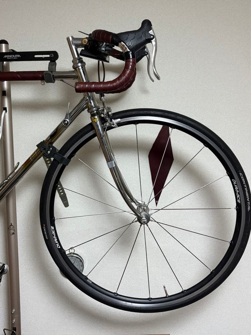 【さらに値下】クロモリ ビンテージ 55 シマノ10速Wレバー DURA-ACE