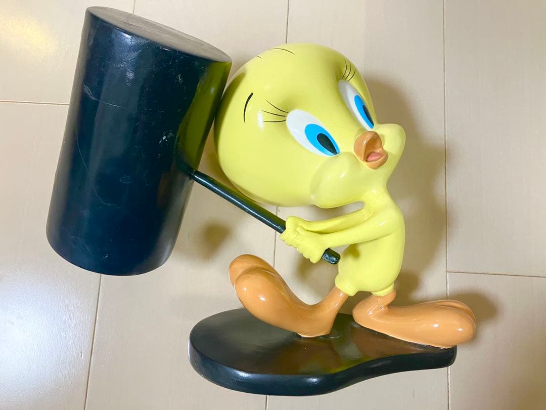 希少　ルーニーテューンズ　トゥイーティー　フィギュア　フィギュア　ハンマー