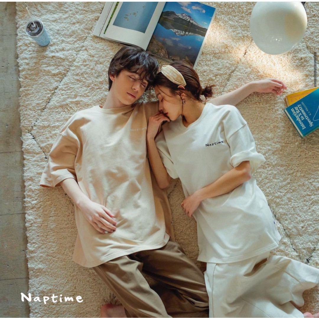 ナップタイム　naptime. Nissy 西島隆弘　パンツ　Tシャツ　ベージュ