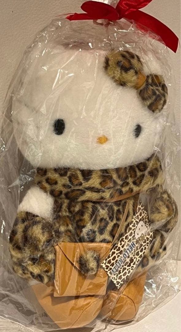 Sanrio キティ　ドール　ヒョウ　ぬいぐるみ　2001年　新品タグ付き