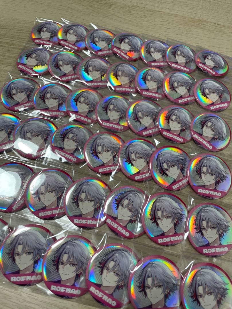 42個　ROF-MAO 2nd Anniversaryホログラム缶バッジ 不破湊
