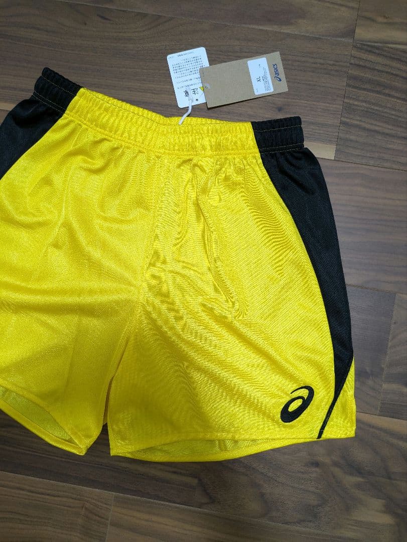 ✳︎レアイエロー　ASICS　アシックス　バレーボール　ゲームパンツ　パンツ