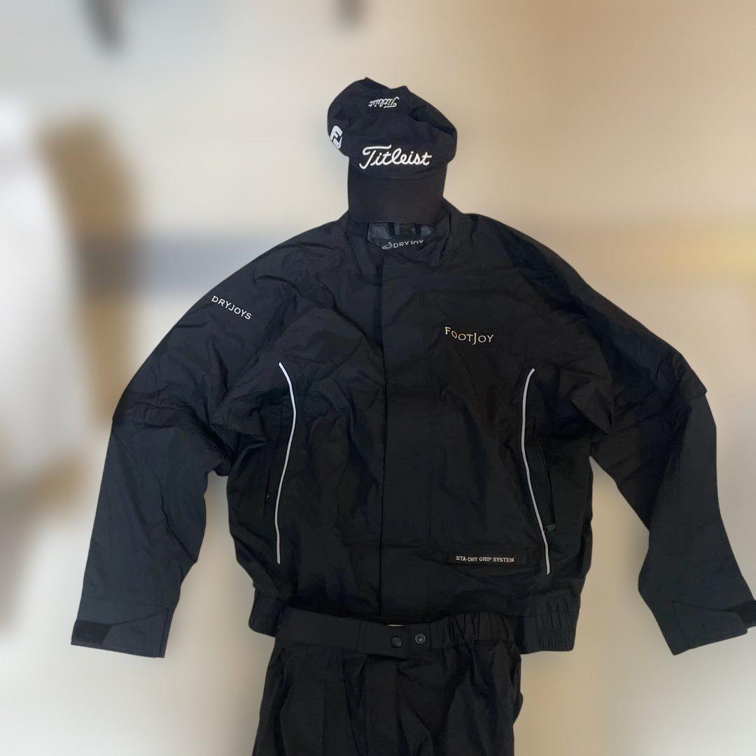 FootJoy ブラック レインウェアセット