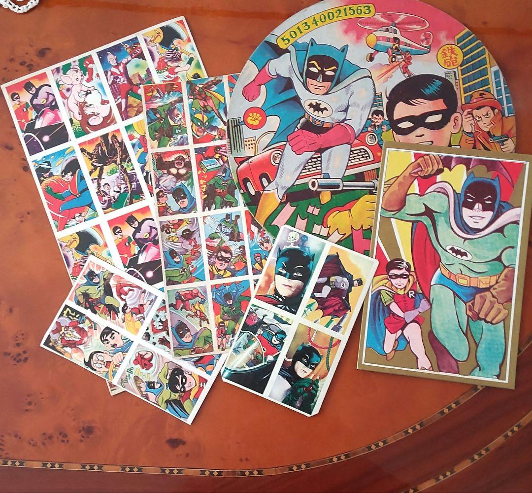 【アメコミ】日本版 大型バットマンめんこセット 昭和めんこ メンコ 面子