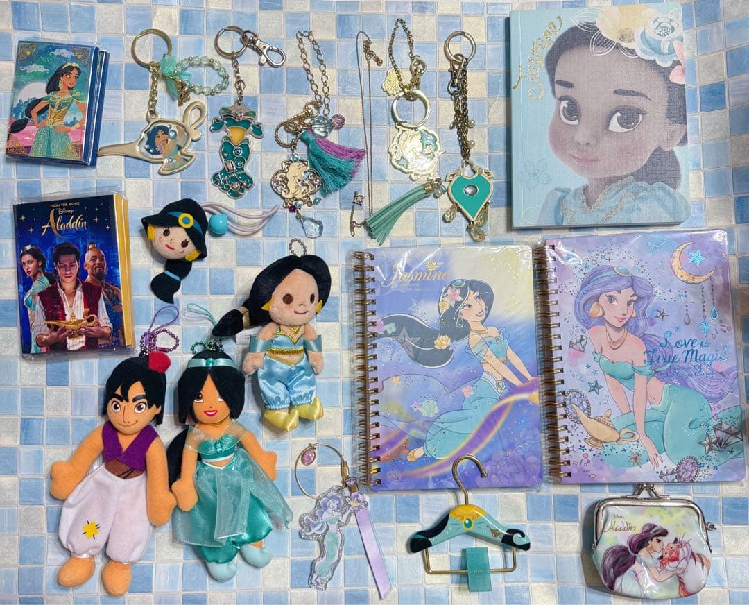 ディズニー　アラジン　ジャスミン　グッズ　まとめ売り　18点セット
