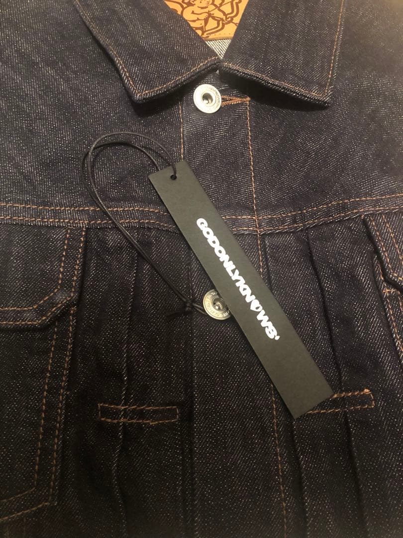 ミュージシャン GOD ONLY KNOWS DENIM JACKET