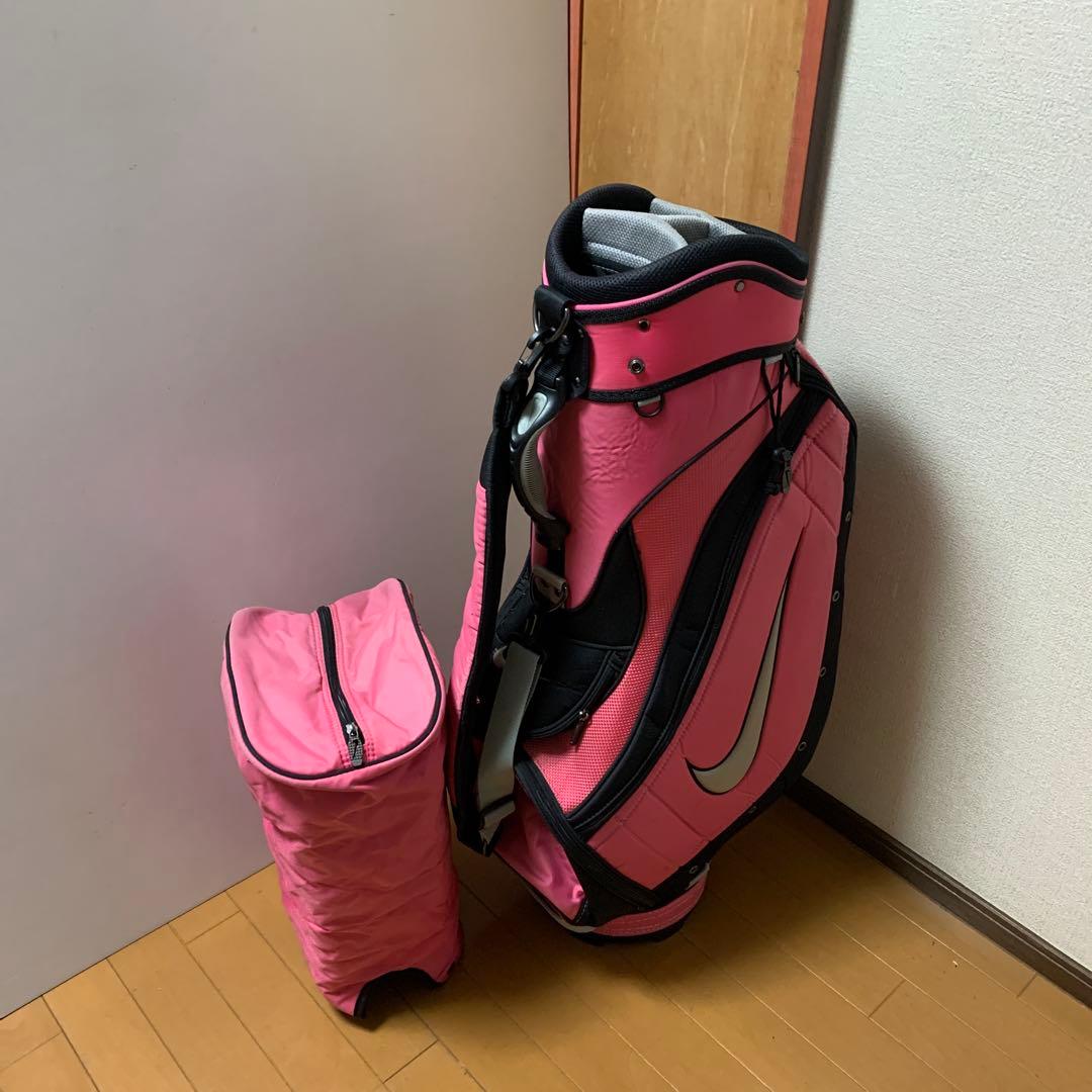 Nike ピンク キャディバッグ セット