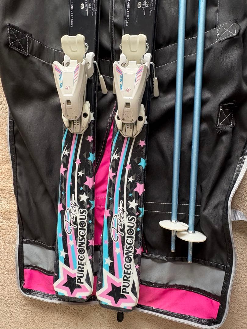 Pure Conscious スキー板など5点セット