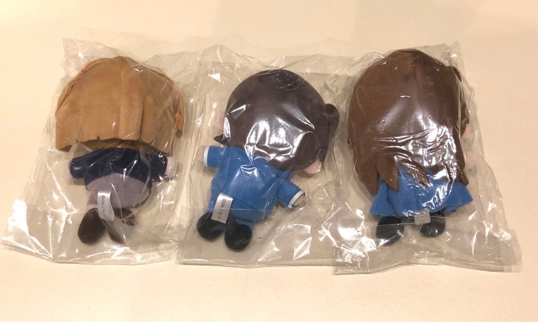 名探偵コナン 未開封 新一&蘭&灰原おすわりぬいぐるみセット 応募者全員サービス