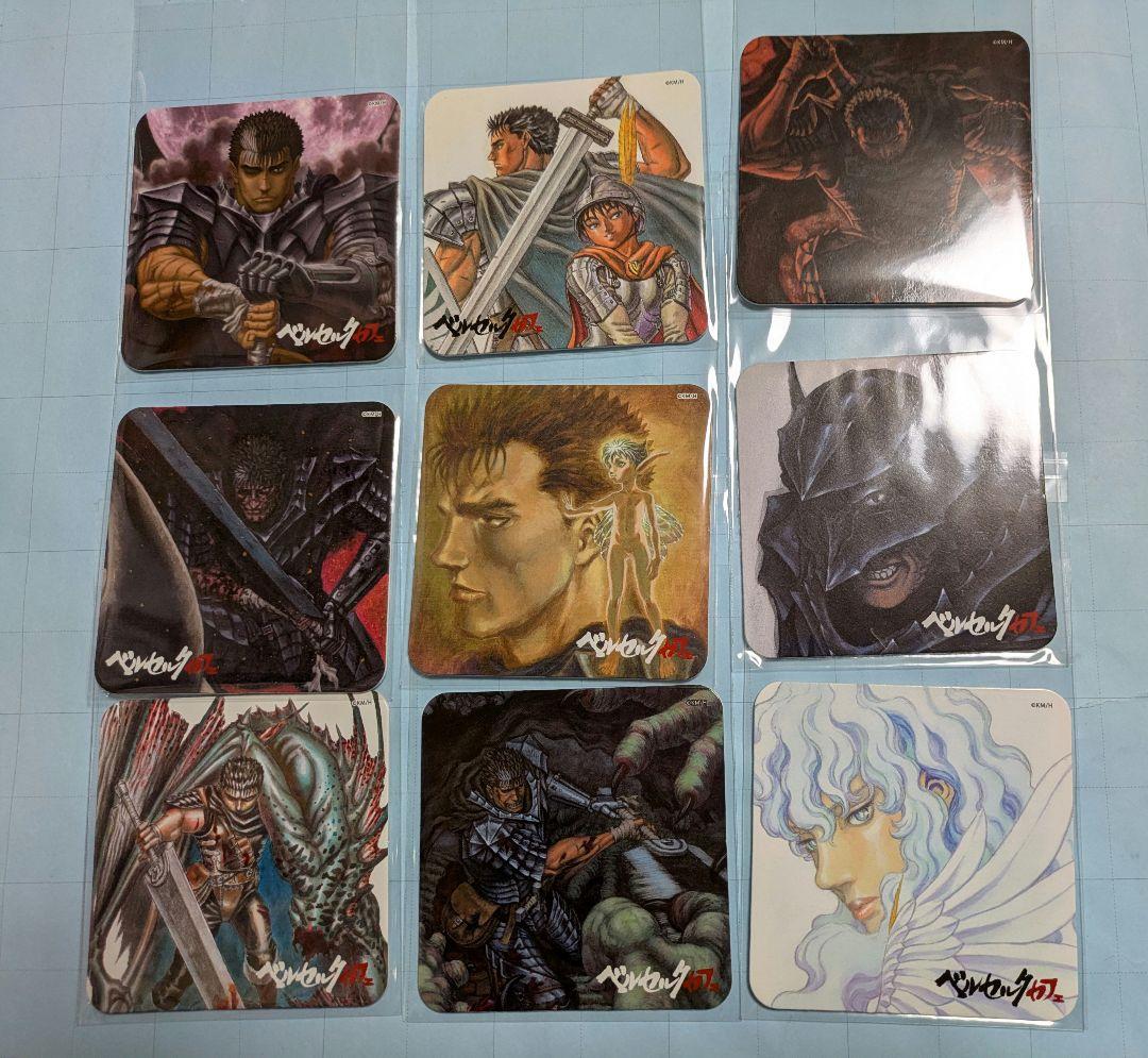 ベルセルク　コラボカフェ　コースター　おまけ　ポストカード