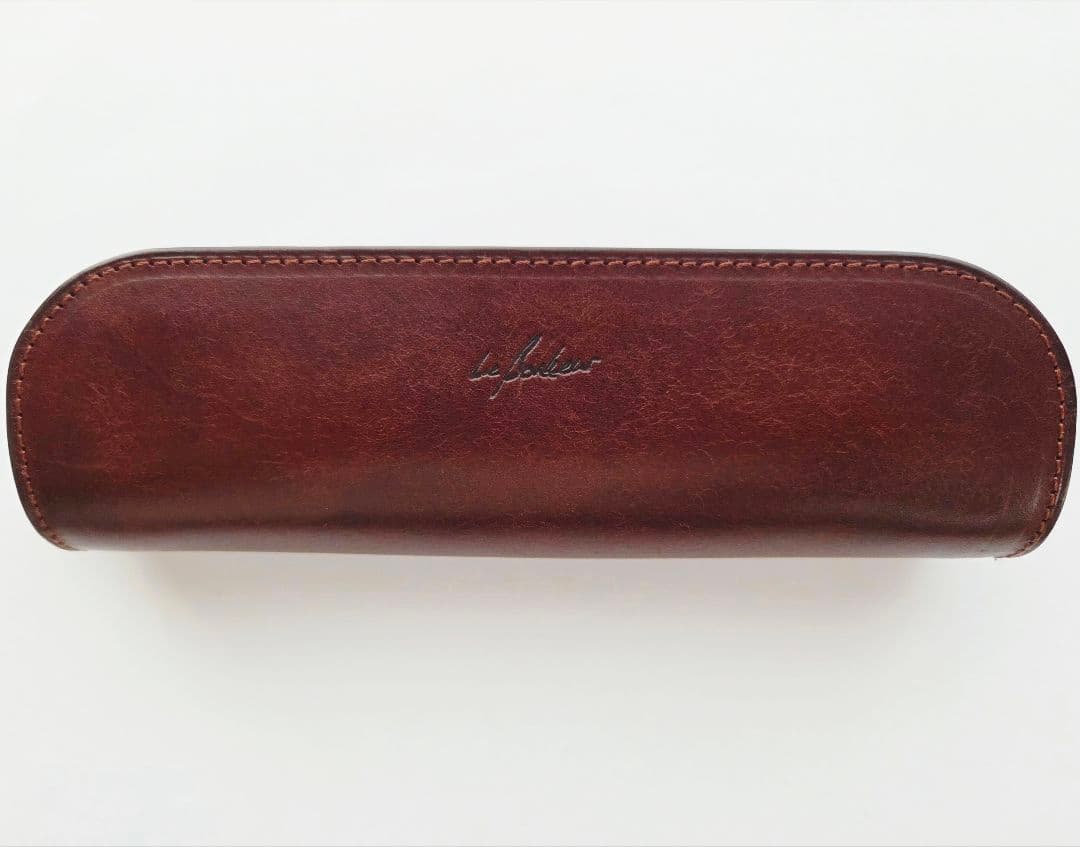 ル・ボナー デブペンケース プエブロ タバコ レザー
