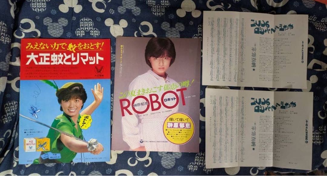 【貴重】榊原郁恵　パンフレット　グッズ　ブロマイド