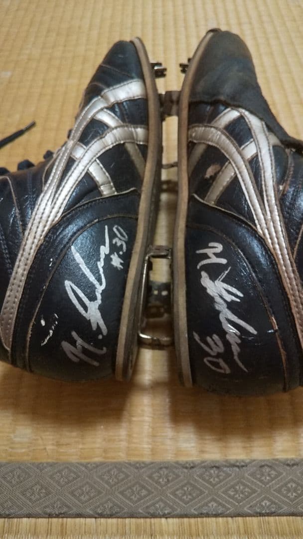 真田 裕貴　サイン入りスパイク　28cm