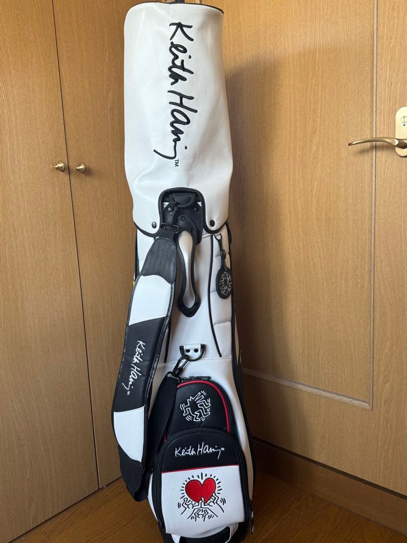 【限定】キース・ヘリング × ゴルフ キャディバッグセット（ヘッドカバー付き）