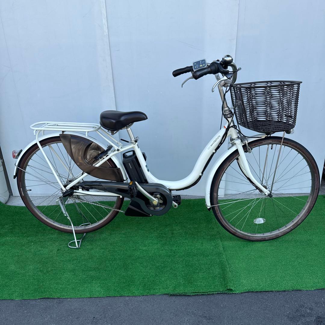 充電器無し電動アシスト自転車26インチ ホワイト