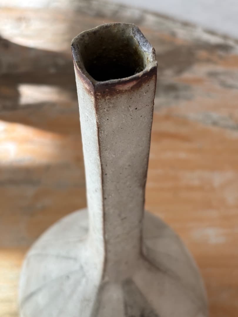 新年お値引き　菊地勝　Masaru Kikuchi　花瓶　花入　陶芸作品