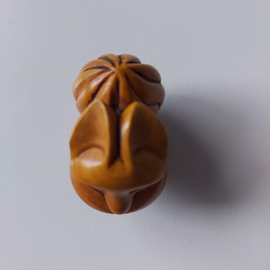 根付　九尾　狐　現代根付