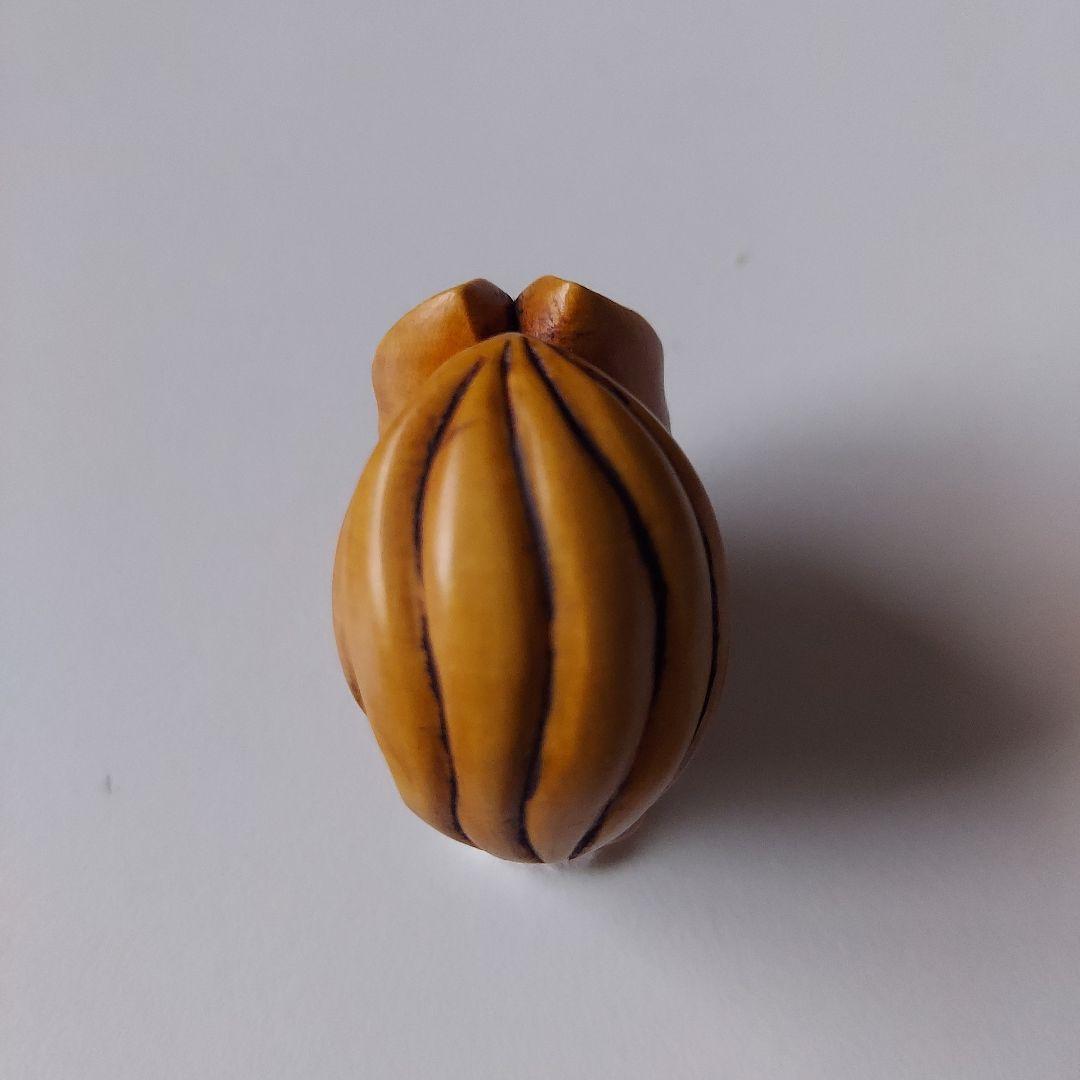 根付　九尾　狐　現代根付